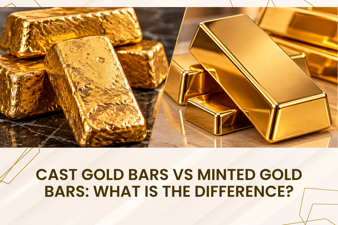 Cast Gold Bars vs Minted Gold Bars: What Is the Difference?