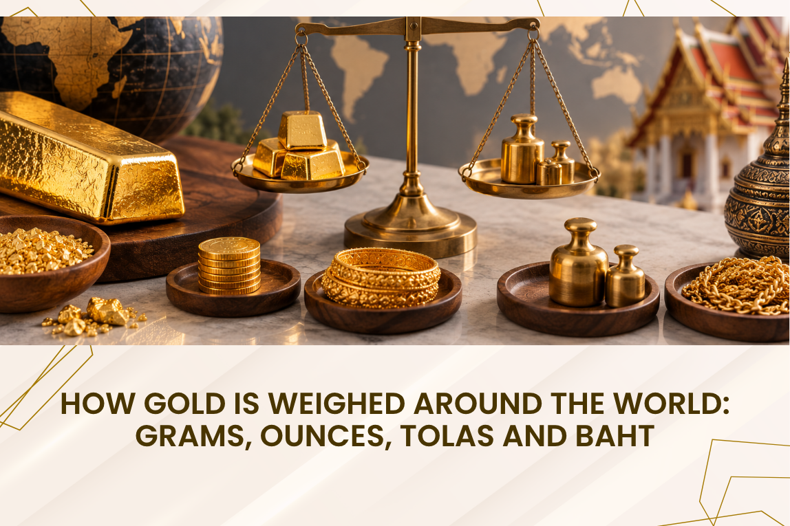 How Gold Is Weighed Around the World: Grams, Ounces, Tolas and Baht