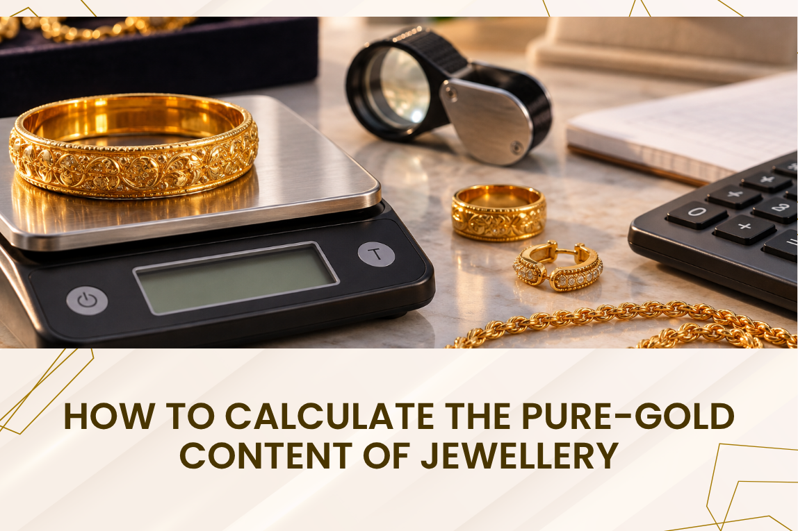 How to Calculate the Pure-Gold Content of Jewellery