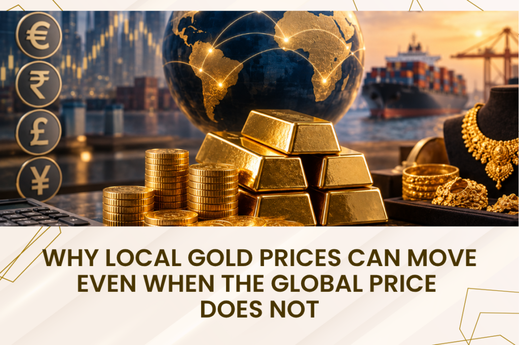 Why Local Gold Prices Can Move Even When the Global Price Does Not