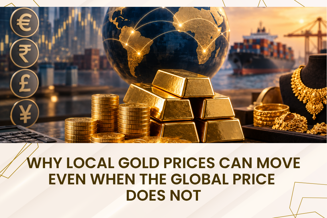 Why Local Gold Prices Can Move Even When the Global Price Does Not