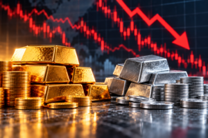 Silver Plunges More Than 6 Percent as Gold Also Falls